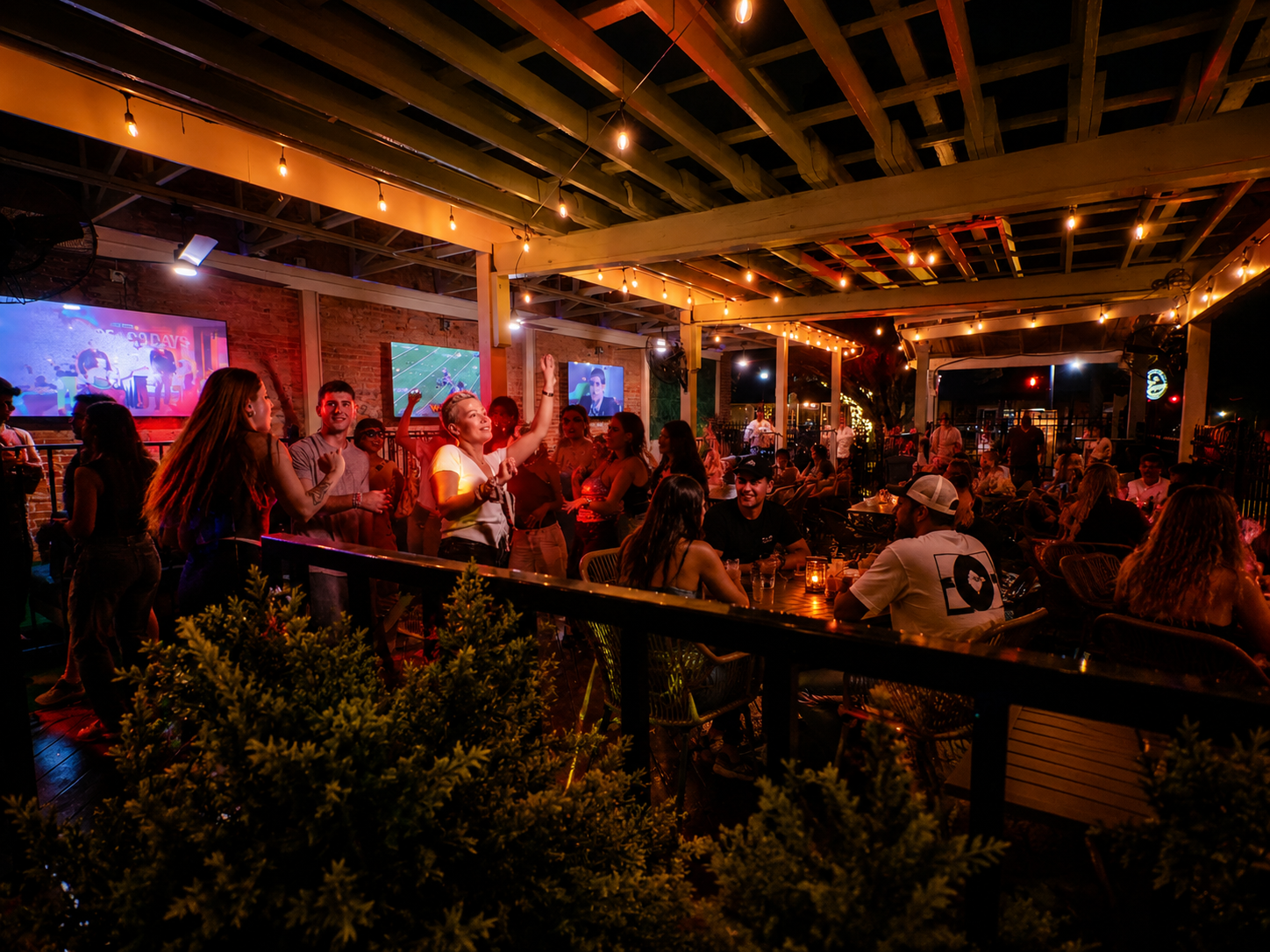 The atmosphere at The Corner Social